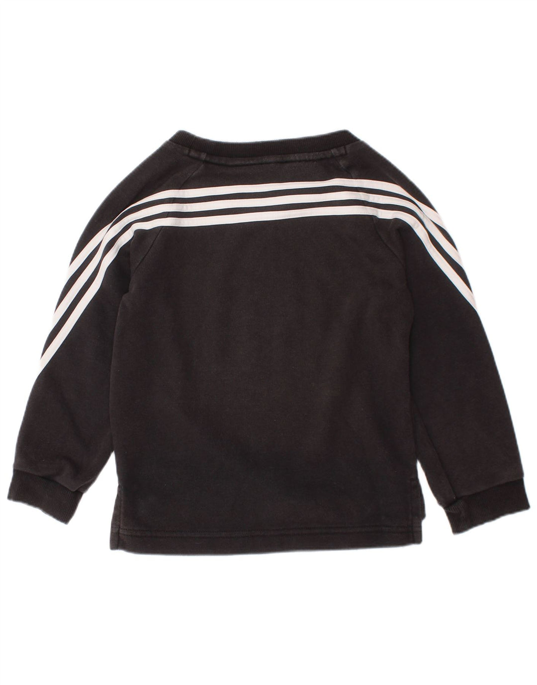 ADIDAS Baby-Jungen-Sweatshirt-Pullover, 18–24 Monate, schwarze Baumwolle