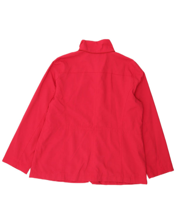 Marks & Spencer Damen Bomberjacke UK 18 XL Rosa Polyamid