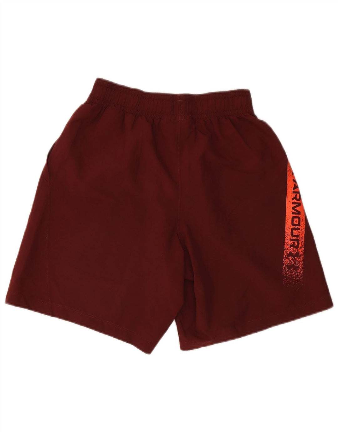 Under Armour Herren-Sportshorts mit Grafik, Größe S, Kastanienbraun, Farbblock-Polyester