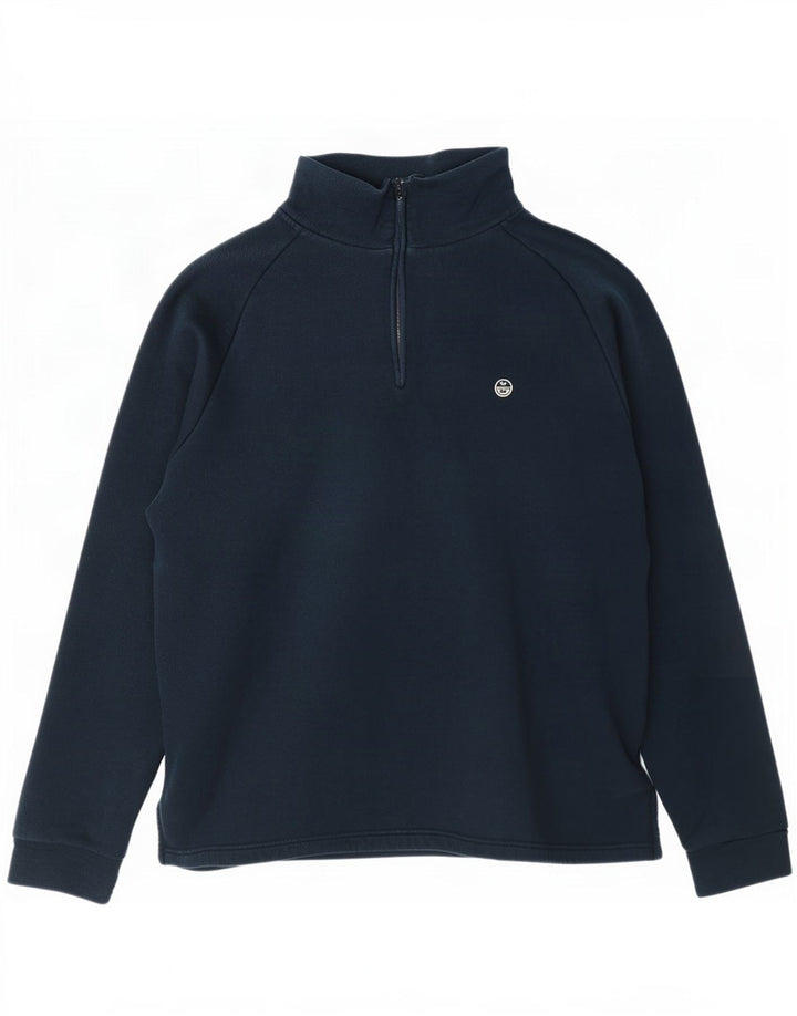North Sails Herren-Sweatshirt mit Reißverschluss, XL, Marineblau, Baumwolle