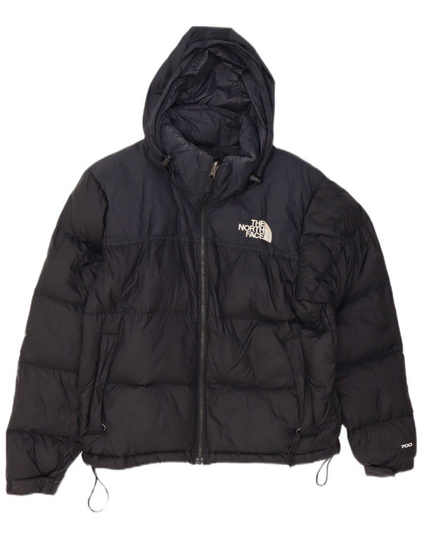 The North Face Wattierte Damenjacke mit Kapuze, UK 14, mittelschwarzes Nylon