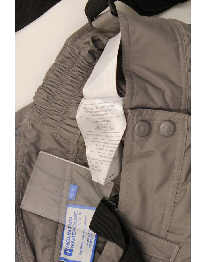 Mountain Warehouse Damen Latzhose Skihose UK 10 Small Grau