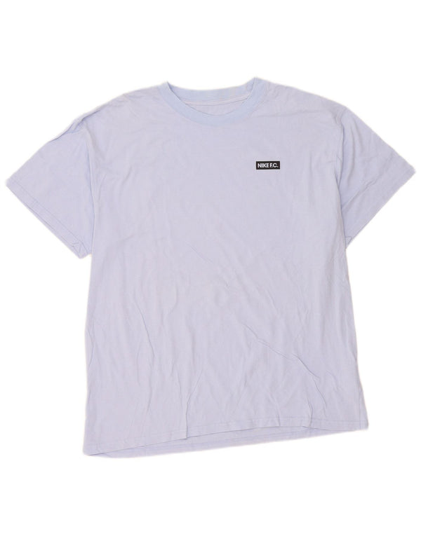 Nike Herren Loose Fit Graphic T-Shirt Top XL Blau Baumwolle