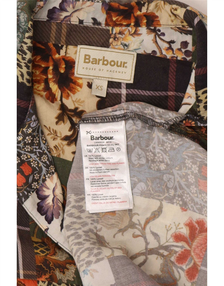 Barbour Damen-Nachtwäsche, 2-teiliges Set, UK 6, XS, W26, mehrfarbig, Patchwork