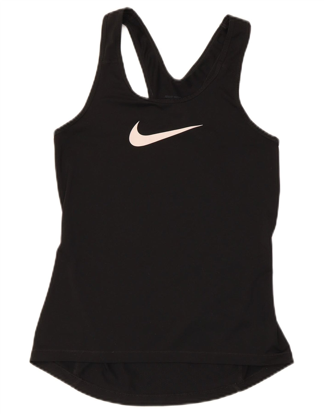 Nike Womens Graphic Vest Top UK 8 Small Schwarz Polyester