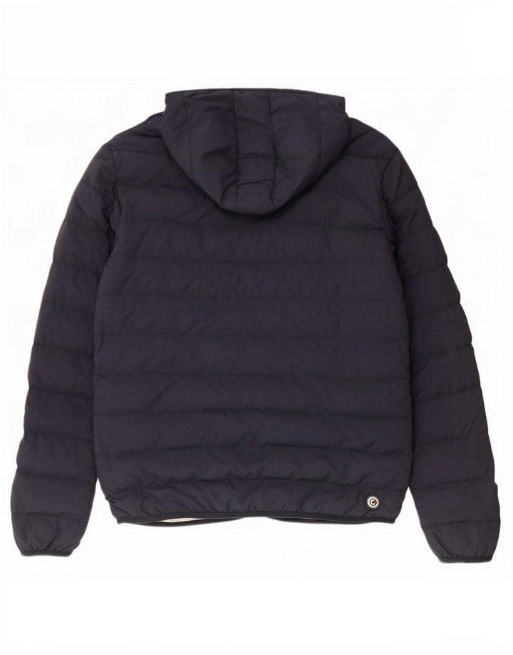 Colmar Herren-Jacke mit Kapuze, wattiert, Größe 52, groß, marineblau, Polyamid