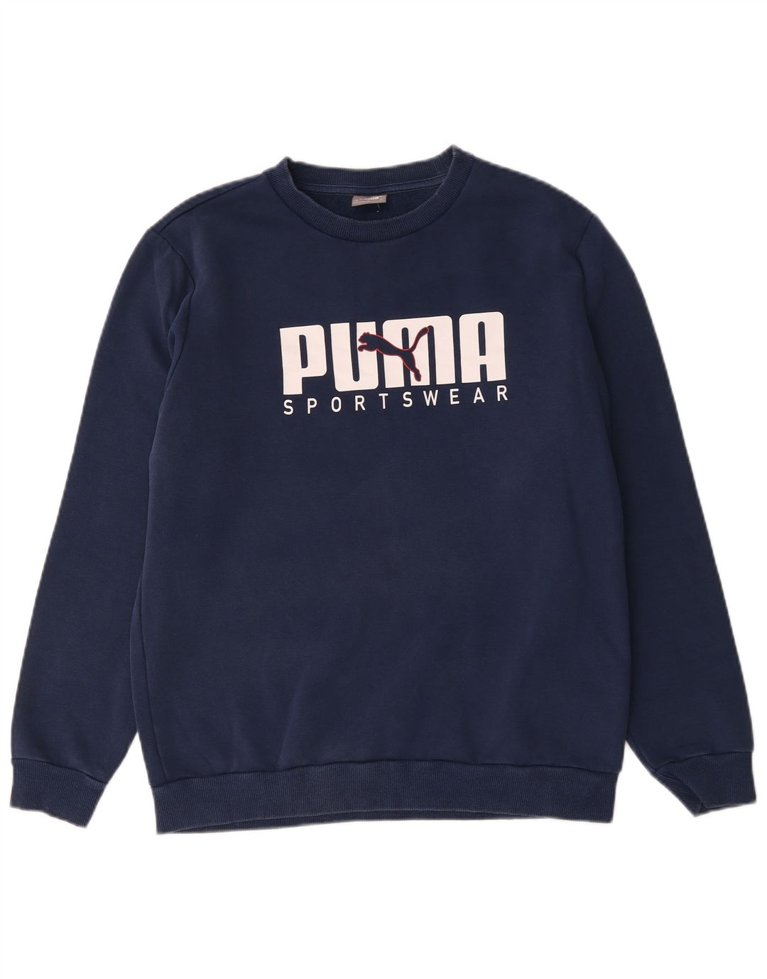 Puma Herren Grafik-Sweatshirt-Pullover, mittelmarineblaue Baumwolle