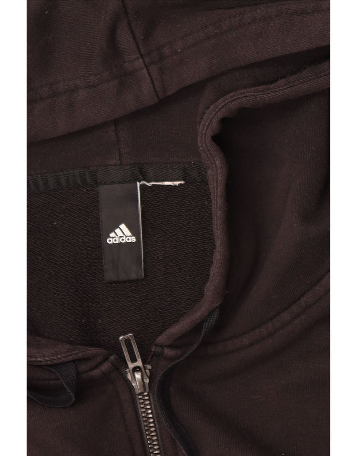 Adidas Herren Zip Hoodie Pullover 2XL Schwarz