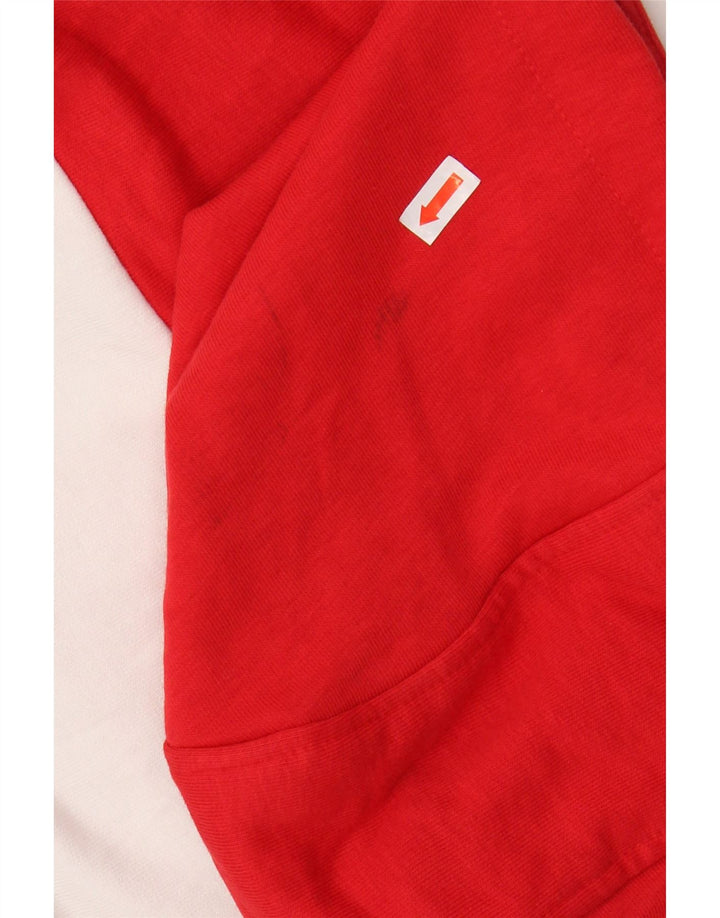 FILA Womens Graphic Hoodie Pullover UK 10 Small Mehrfarbiger Farbblock