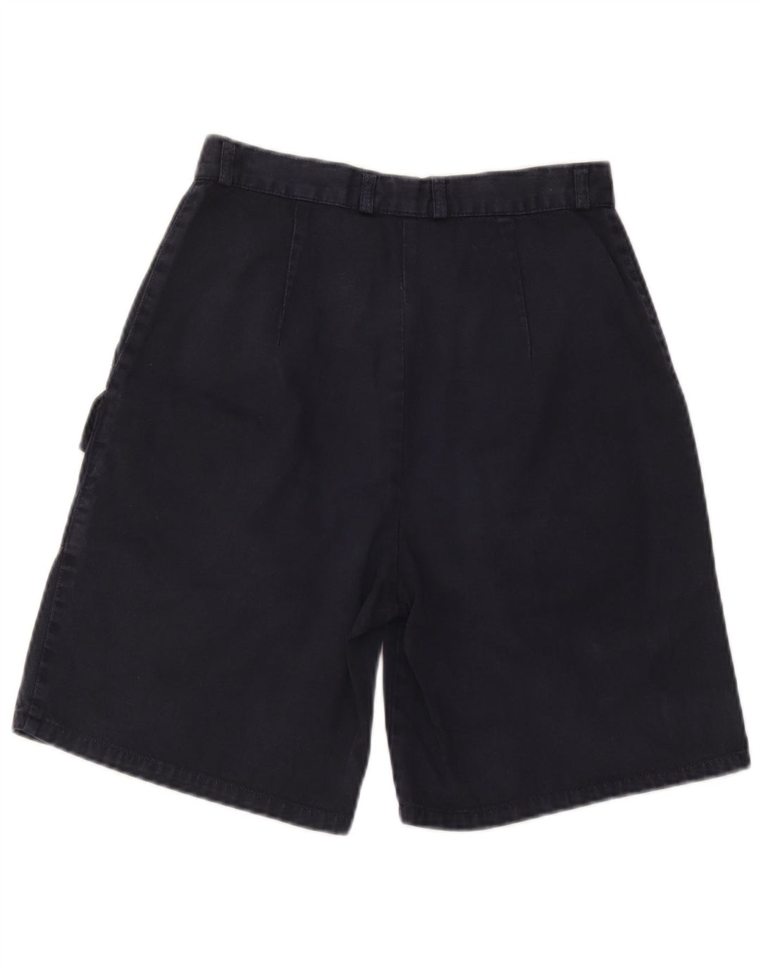 Vintage Damen Bermuda Cargo Shorts IT 44 Medium W28 Marineblaue Baumwolle
