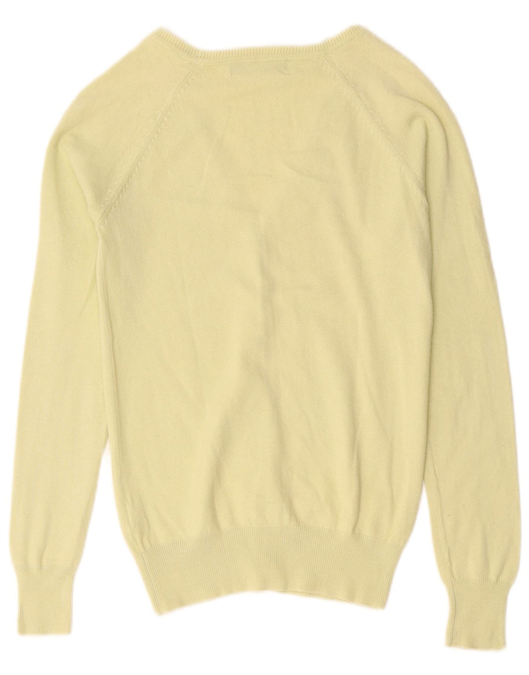 ZARA Damen-Cardigan-Pullover UK 8 Small Grüne Baumwolle