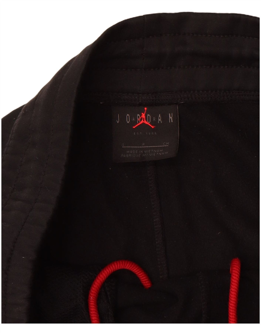 Jordan Herren-Trainingshose, Größe S, Schwarz, Colourblock-Polyester