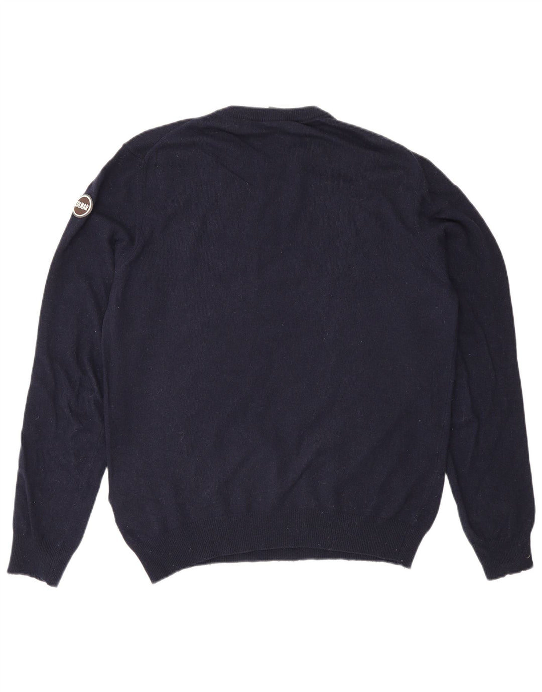 Colmar Herren-Pullover mit Rundhalsausschnitt, groß, marineblau, Polyamid