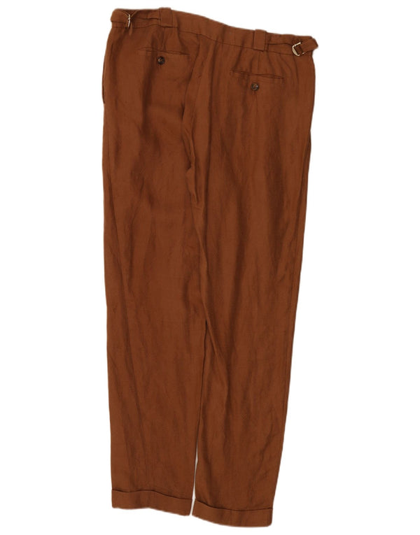 Massimo Dutti Damen Regular Chinohose EU 40 Medium W30 L31 Braun