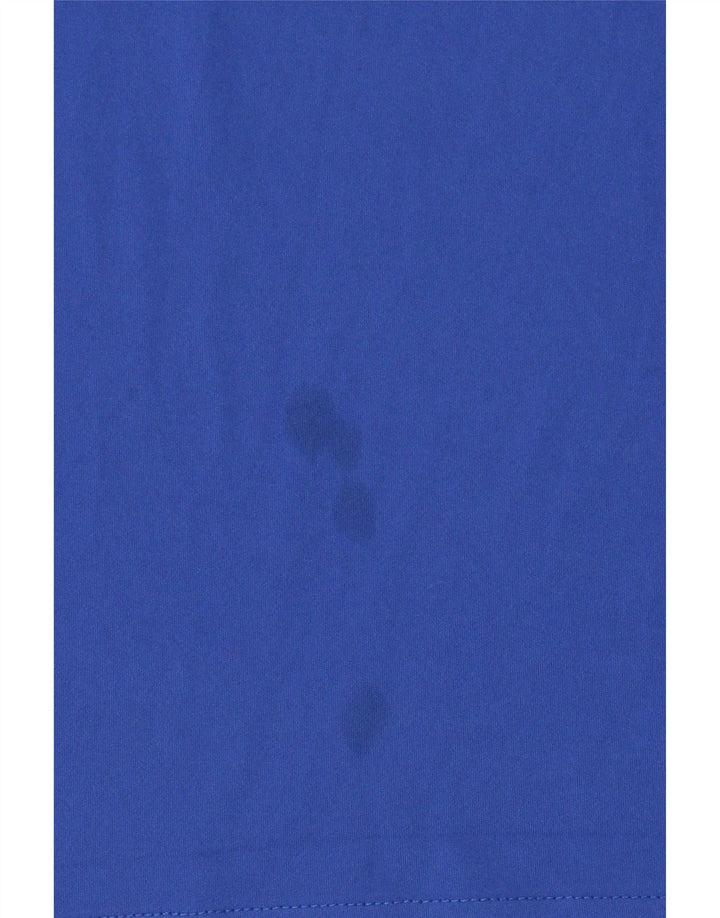 Nike Herren Dri Fit Grafik-T-Shirt-Oberteil, Größe L, Blau