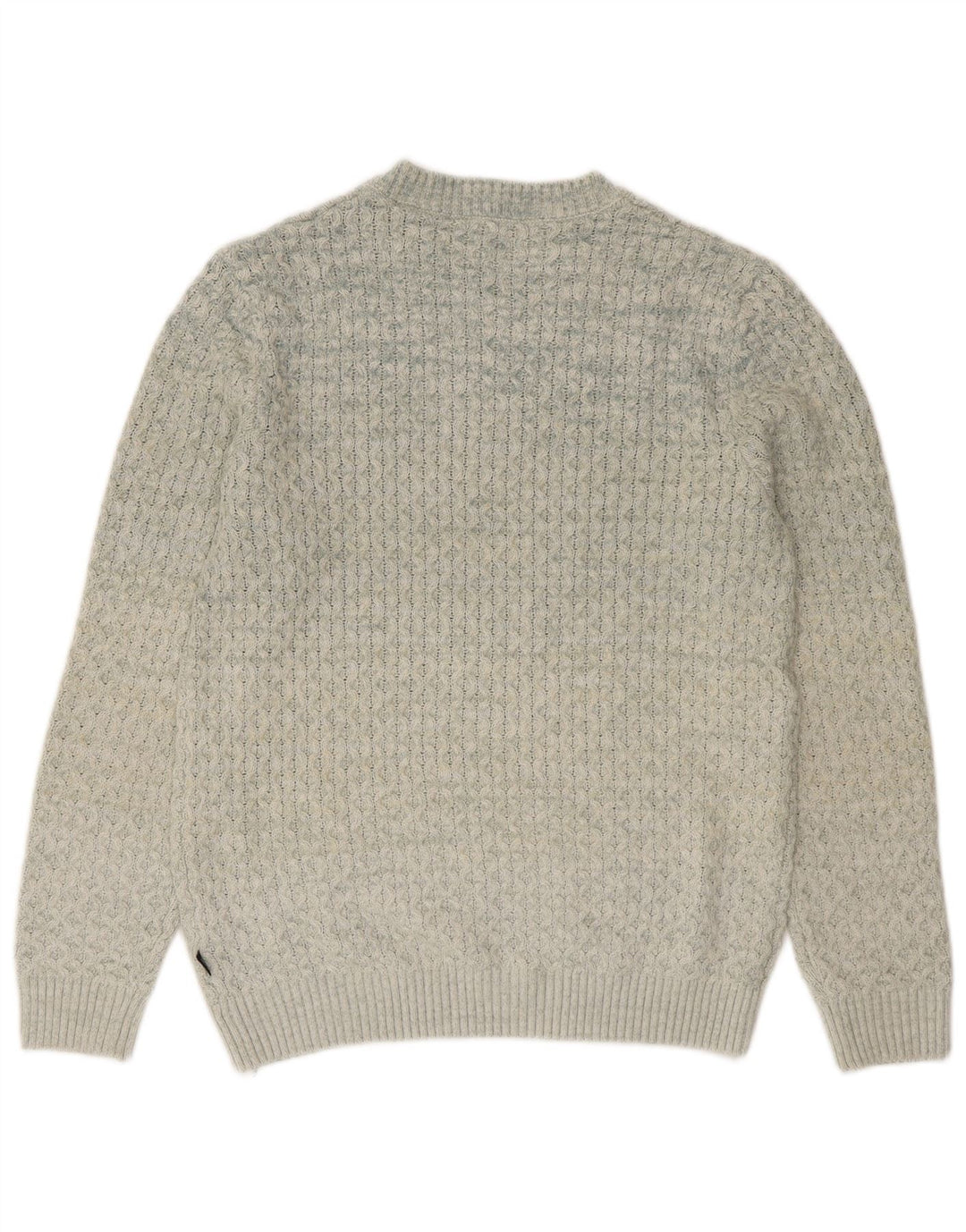 Jack & Jones Herren-Pullover mit Rundhalsausschnitt, Größe L, Acryl, Grau