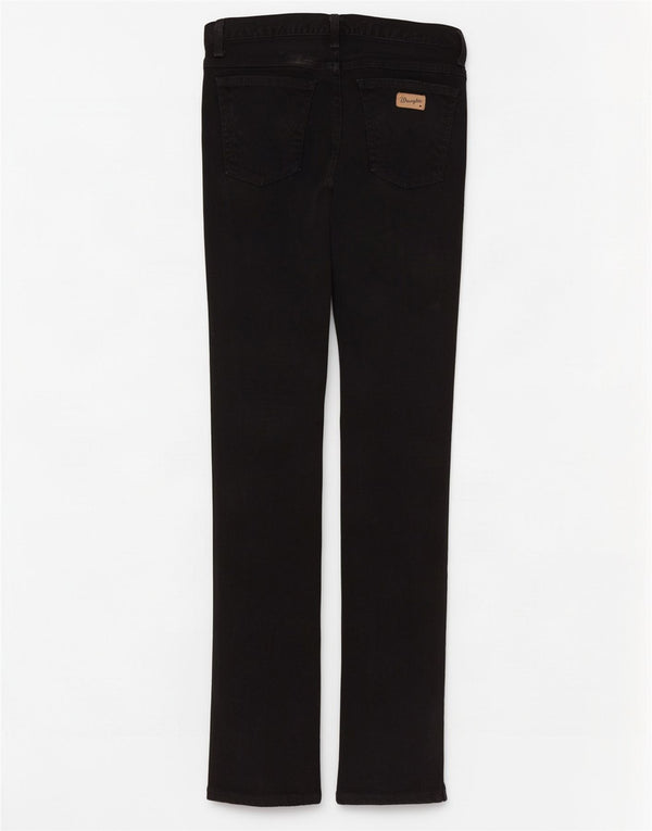 Wrangler Herren Slim Straight Jeans W32 L32 Schwarze Baumwolle