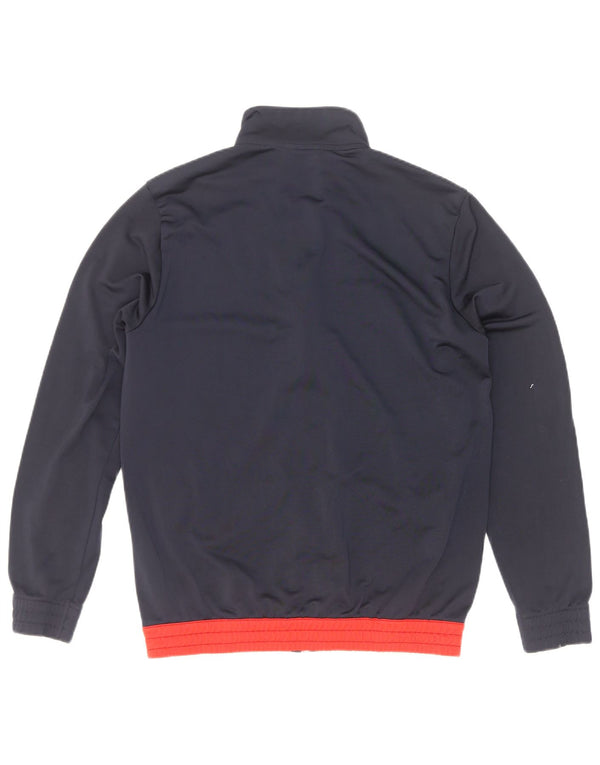 Adidas Jungen Grafik-Trainingsanzug-Top-Jacke, 15–16 Jahre, Marineblau, Farbblock