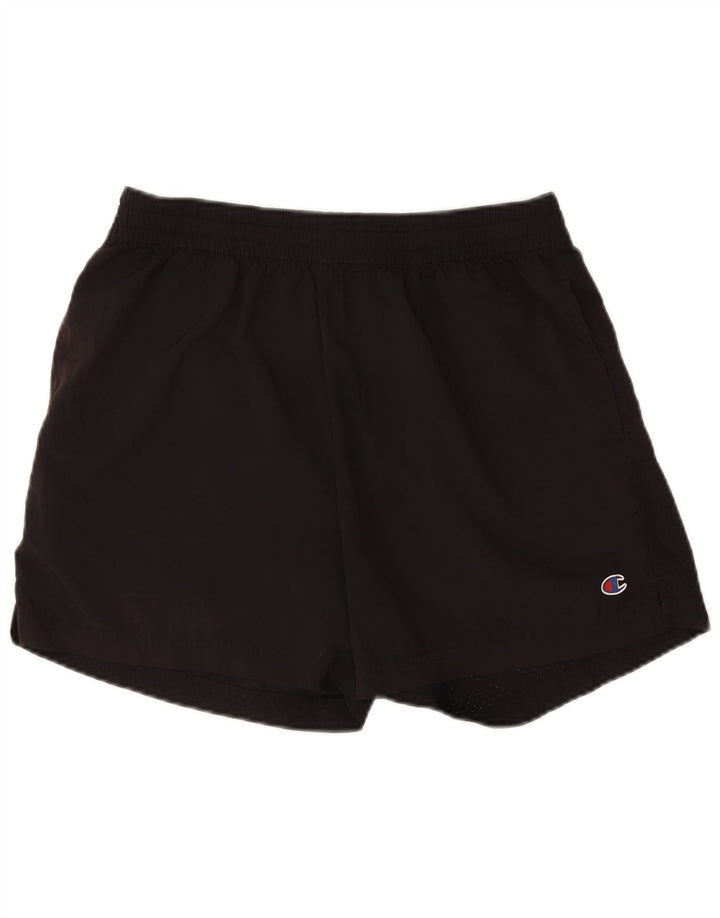 Champion Herren-Sportshorts, groß, aus schwarzem Polyester