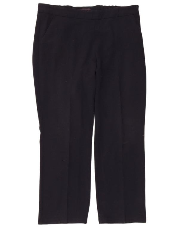 Marks & Spencer Damen Freizeithose UK 14 Large W34 L27 Marineblau
