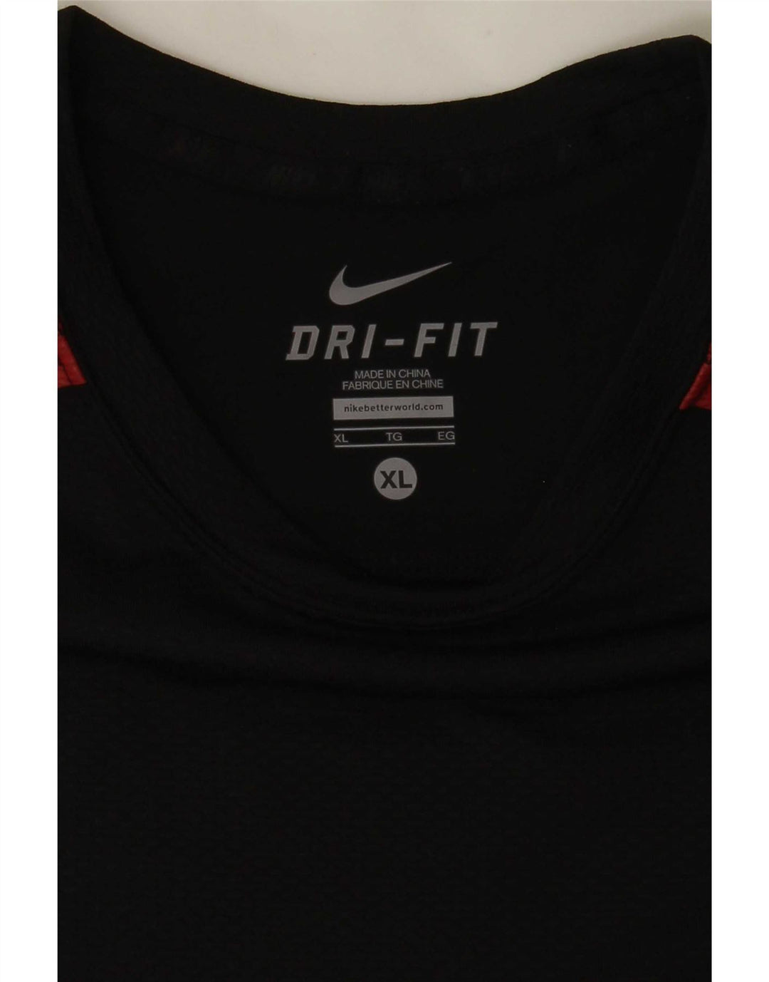Nike Herren Dri Fit T-Shirt Top XL Schwarz