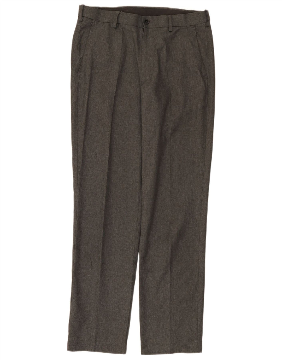 Marks & Spencer Herren-Chinohose mit gerader Passform und normaler Passform, W32 L31, Grau