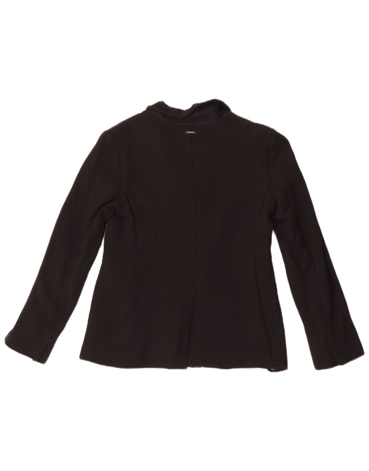 Max Mara Damen 3-Knopf-Blazerjacke UK 4 XS Schwarz