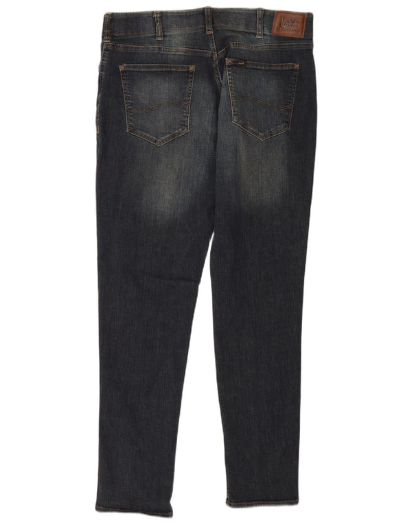 Lee Herren Modern Series Slim Jeans W36 L32 Marineblau Baumwolle