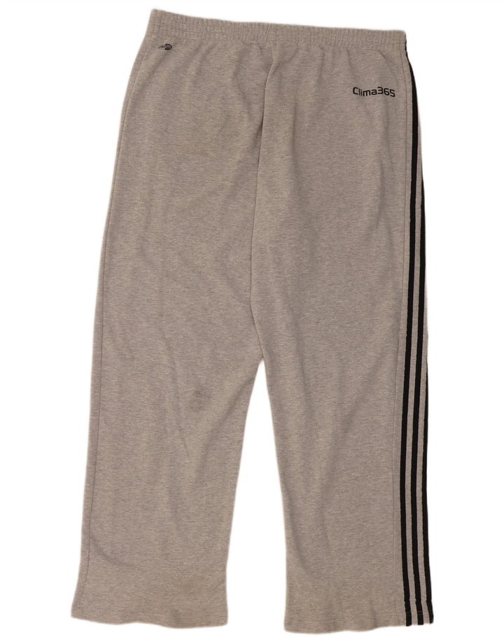 Adidas Herren Trainingshose 2XL Grau Baumwolle