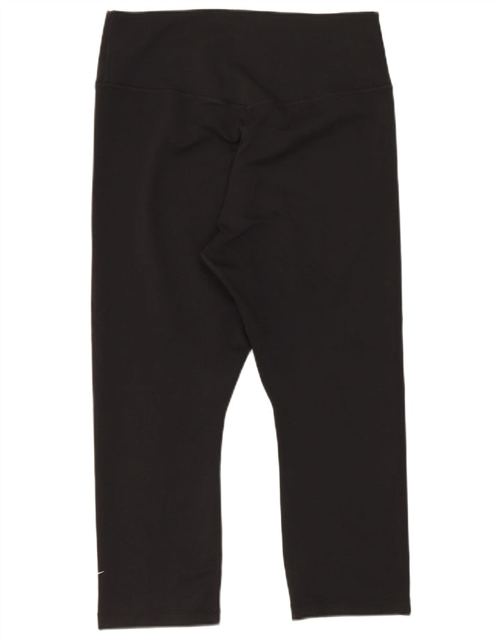 Nike Damen Capri-Leggings Medium Schwarz