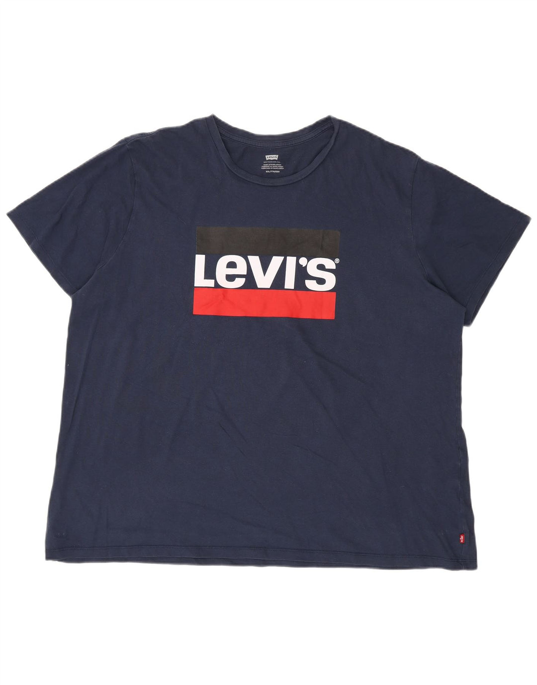 Levi's Herren T-Shirt mit Grafik, 2XL, Marineblau