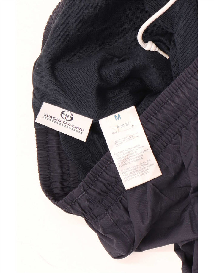 Sergio Tacchini Herren-Trainingshose aus mittelmarineblauem Polyester