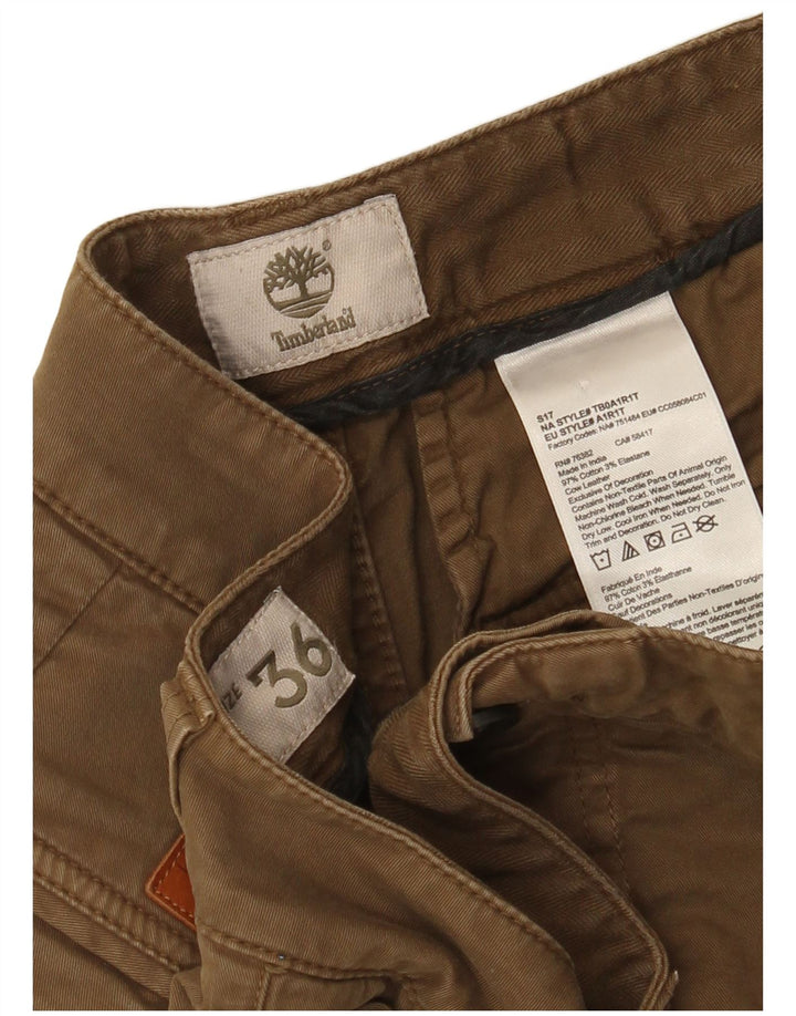 Timberland Herren Cargoshorts W36 Große braune Baumwolle