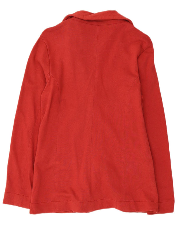 KAPPA Damen 3-Knopf-Blazer-Jacke, UK 10, kleine rote Baumwolle