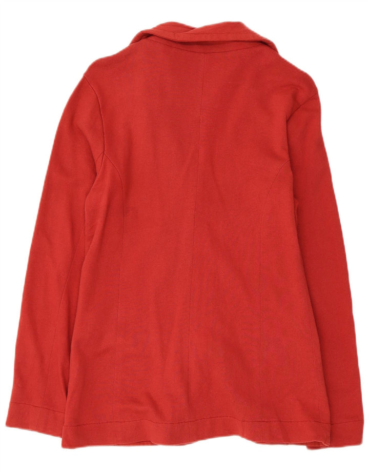 KAPPA Damen 3-Knopf-Blazer-Jacke, UK 10, kleine rote Baumwolle