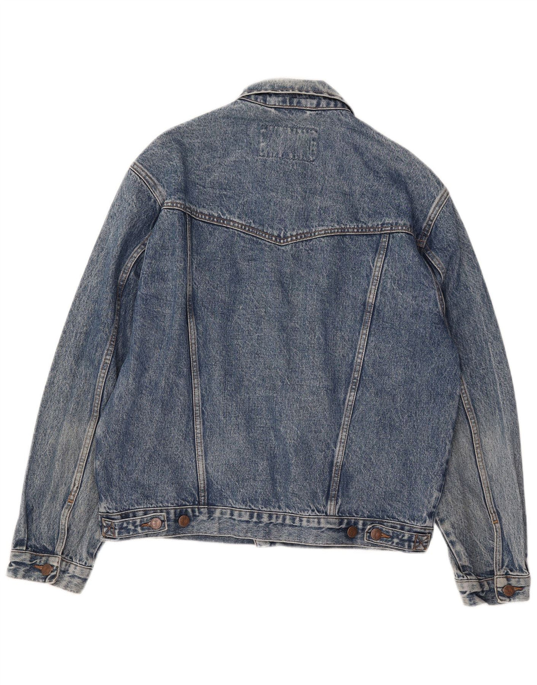 Wrangler Herren Jeansjacke UK 40 Große blaue Baumwolle