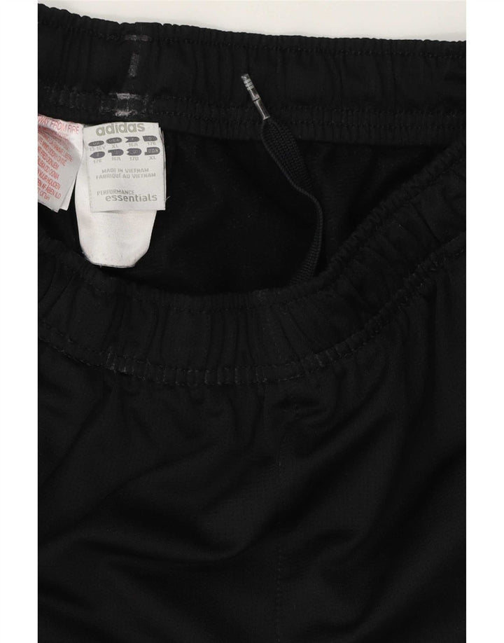 Adidas Sportshorts für Jungen, 15–16 Jahre, schwarzes Polyester