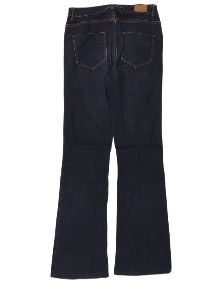 Zara Damen Schlagjeans EU 40 Mittel W30 L32 Marineblau