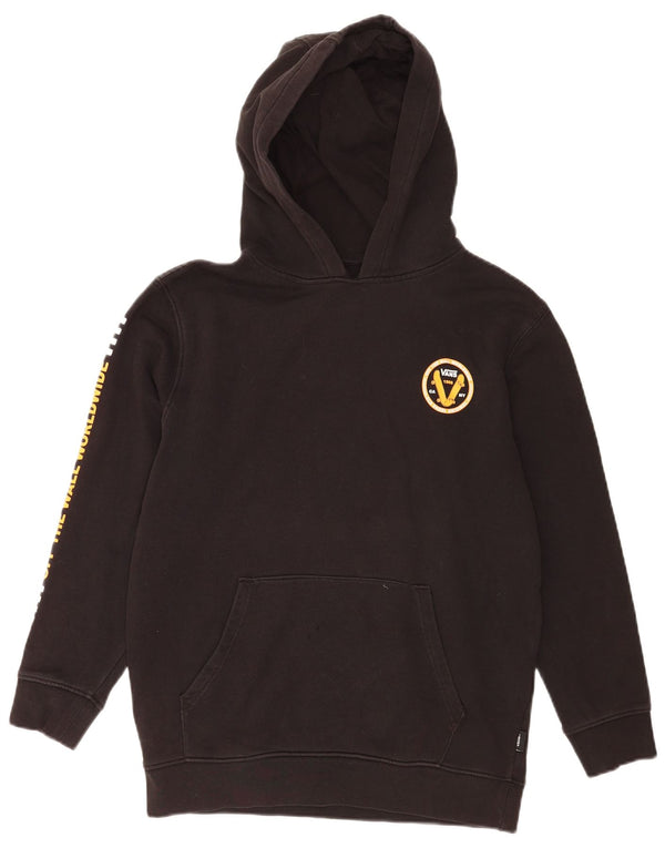 Vans Damen Grafik-Sweatshirt-Pullover UK 18 XL Schwarz Baumwolle