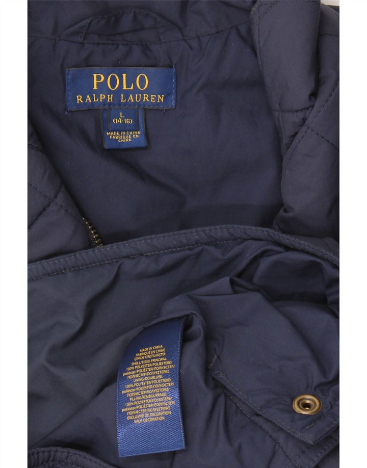 Polo Ralph Lauren Steppweste für Jungen, 14–15 Jahre, groß, marineblau, Polyester