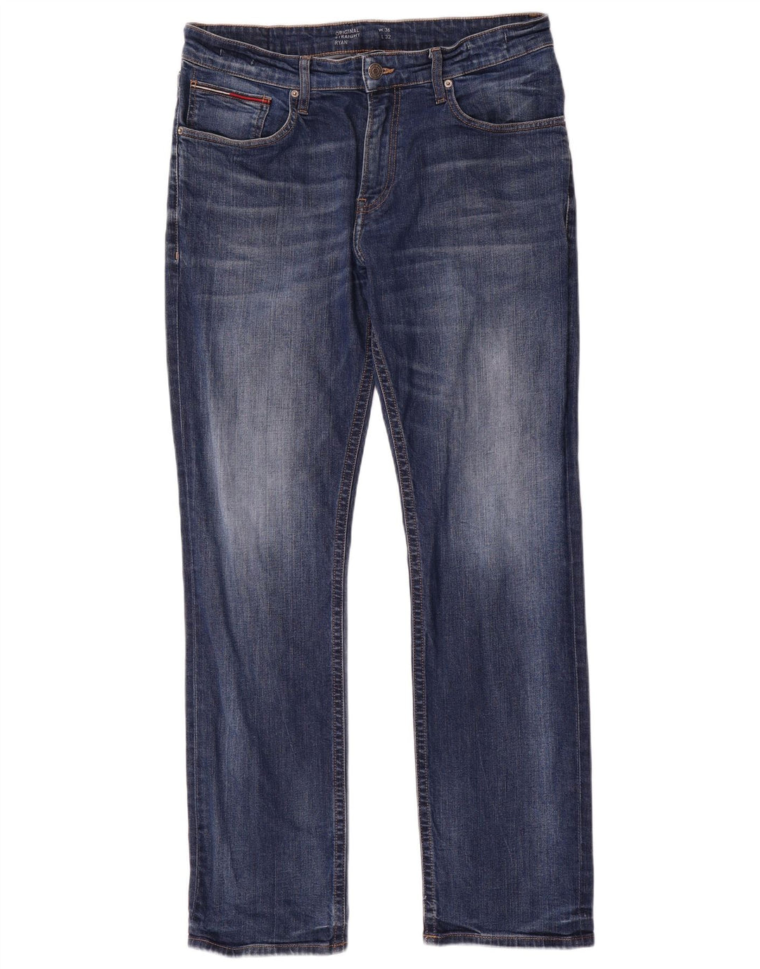 Tommy Hilfiger Herren Ryan Straight Jeans W36 L32 Blau