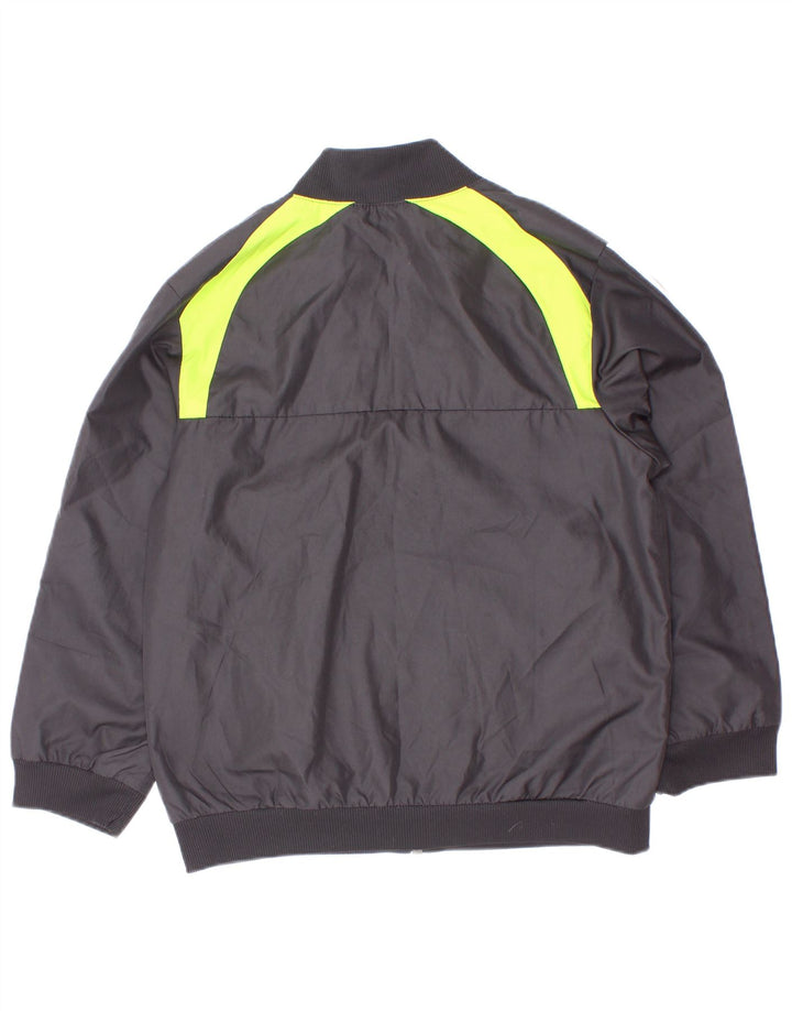 Adidas Jungen-Trainingsanzug-Top-Jacke, 5–6 Jahre, schwarzes Colourblock-Polyester