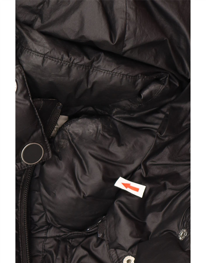 Adidas Damen Übergroße Kapuzenjacke, gepolstert, UK 18, XL, Schwarz, Polyester