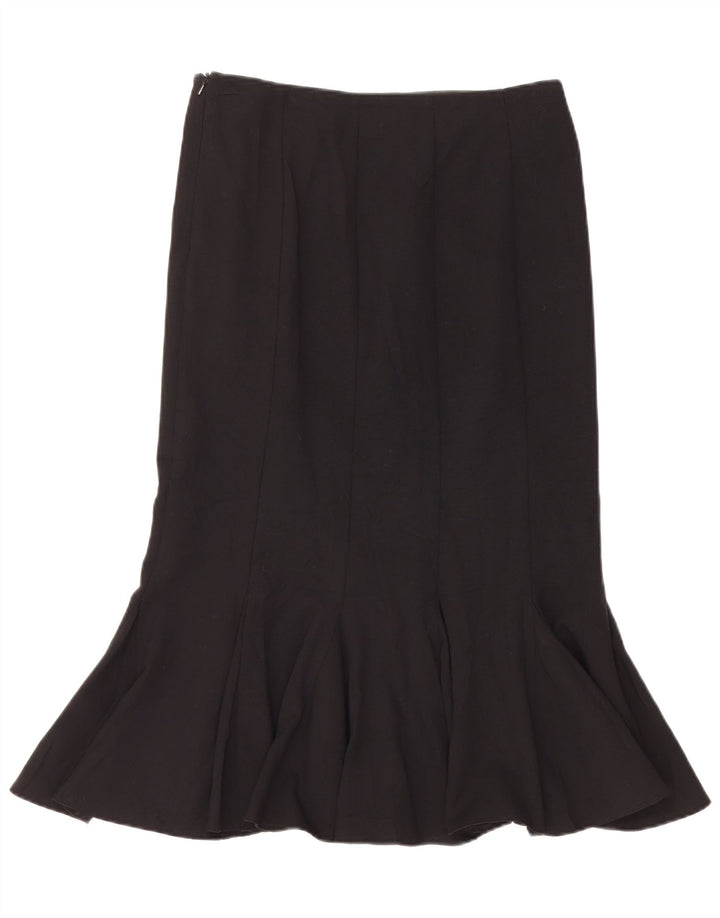 Marks & Spencer Damen Meerjungfrauenrock UK 10 Small W30 Schwarz Polyester