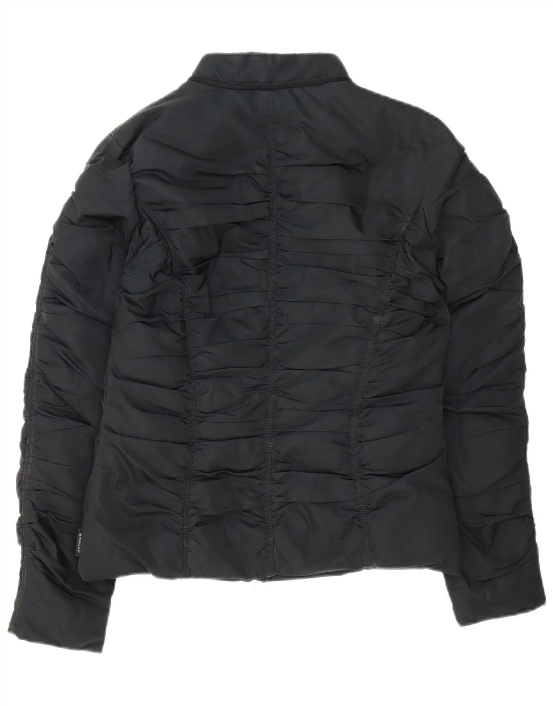 Moncler Damen gepolsterte Jacke Größe 2 Medium Schwarz Polyester