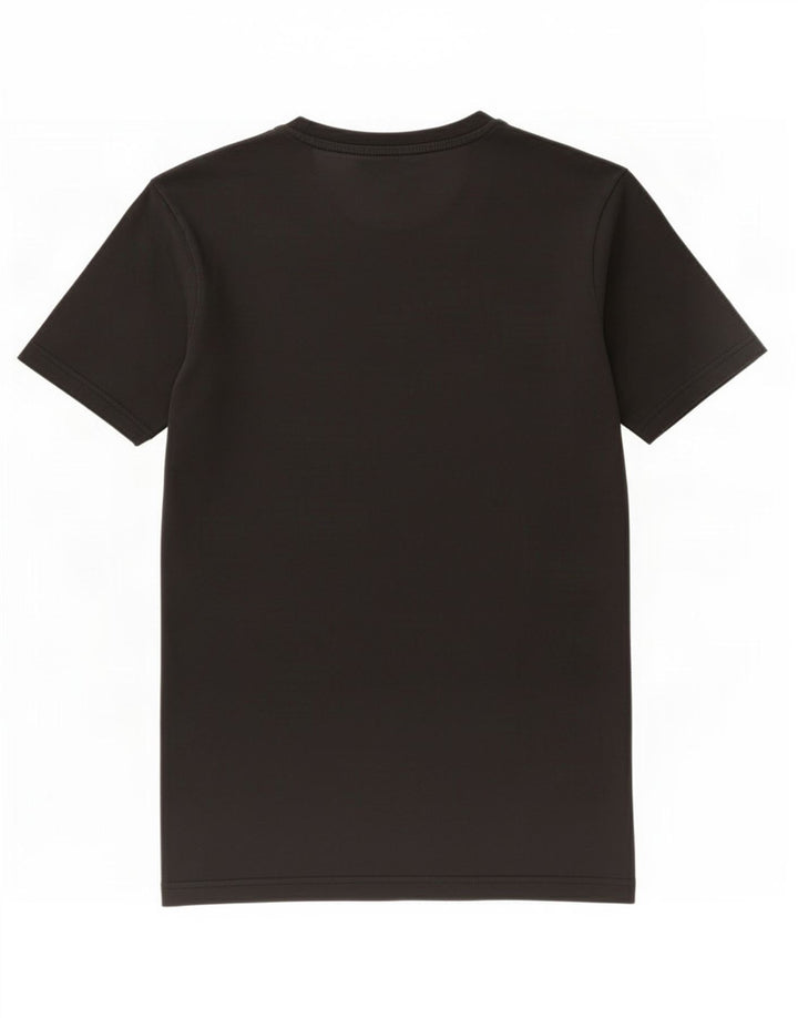 Puma Herren Grafik T-Shirt Top Mittelschwarz Baumwolle