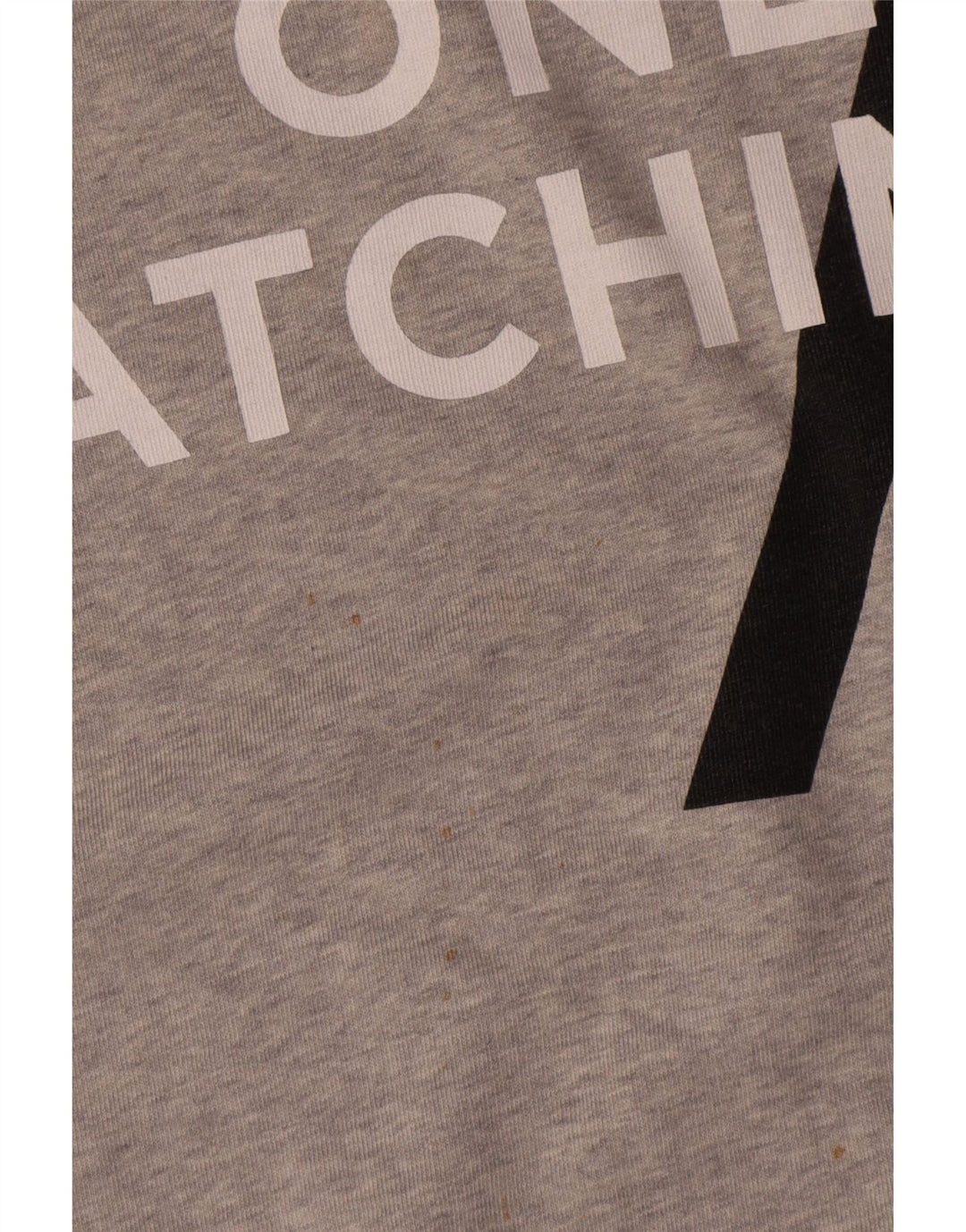 Zara Herren Grafik Sweatshirt Pullover XL Grau Baumwolle