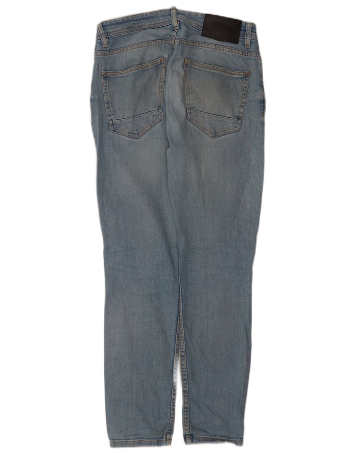 Zara Herren Slim Jeans EU 40 Medium W31 L30 Blaue Baumwolle