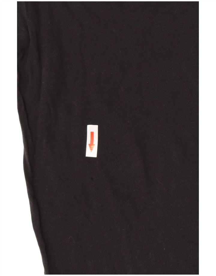 All Saints Damen T-Shirt Top UK 16 Large Schwarz
