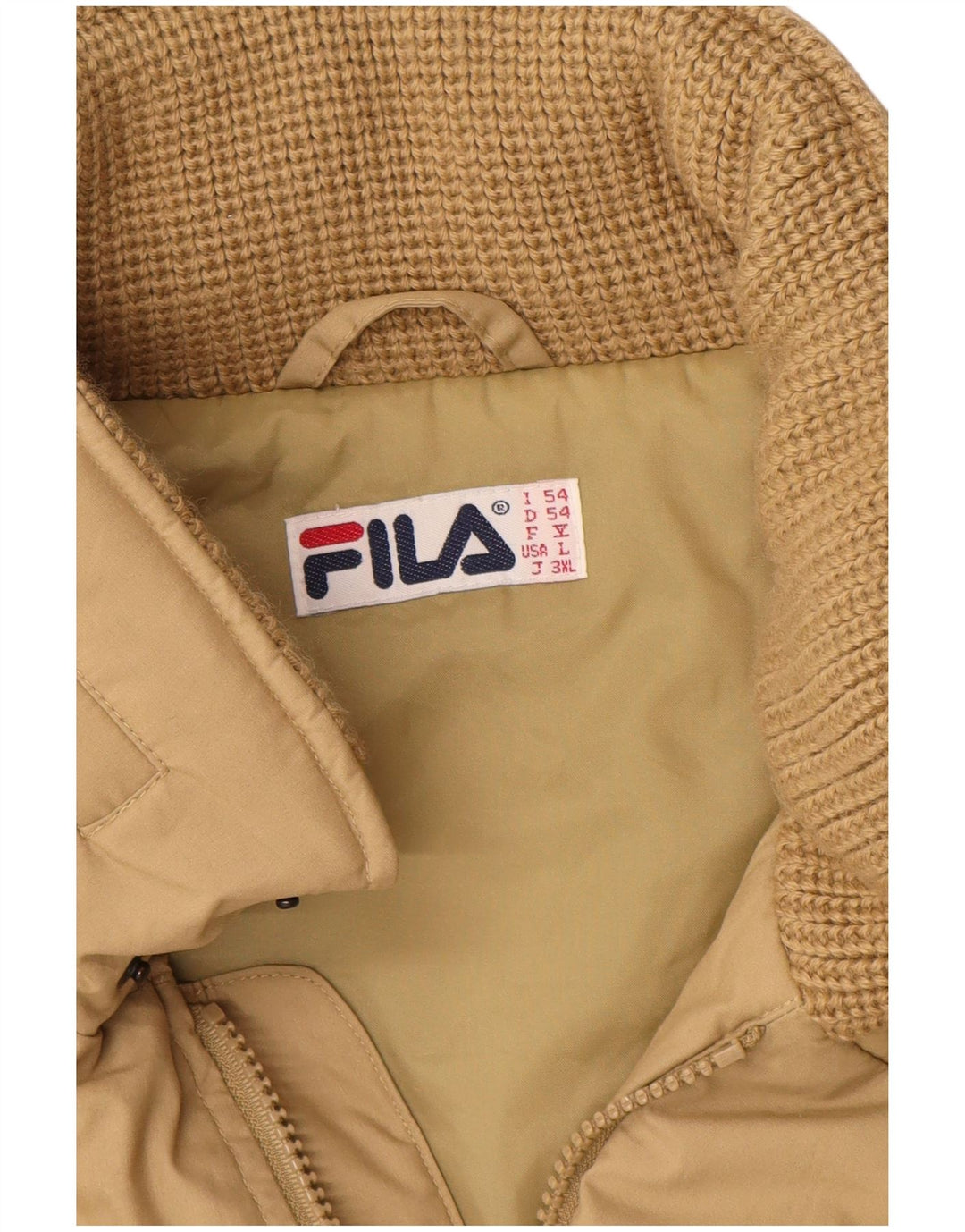 Fila Herren Windjacke IT 54 2XL Beige Polyester